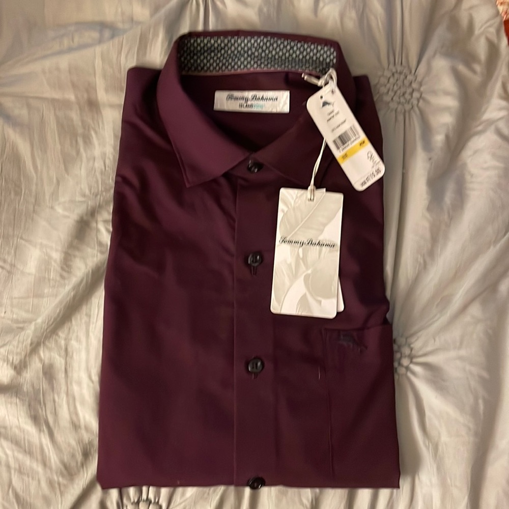 Tommy Bahama islands zone long sleeve dress shirt size medium